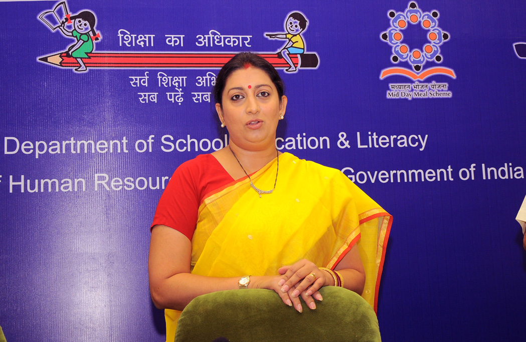 Smt. Smriti Irani at the inauguration of the Conference of State Education Secretaries, in New Delhi