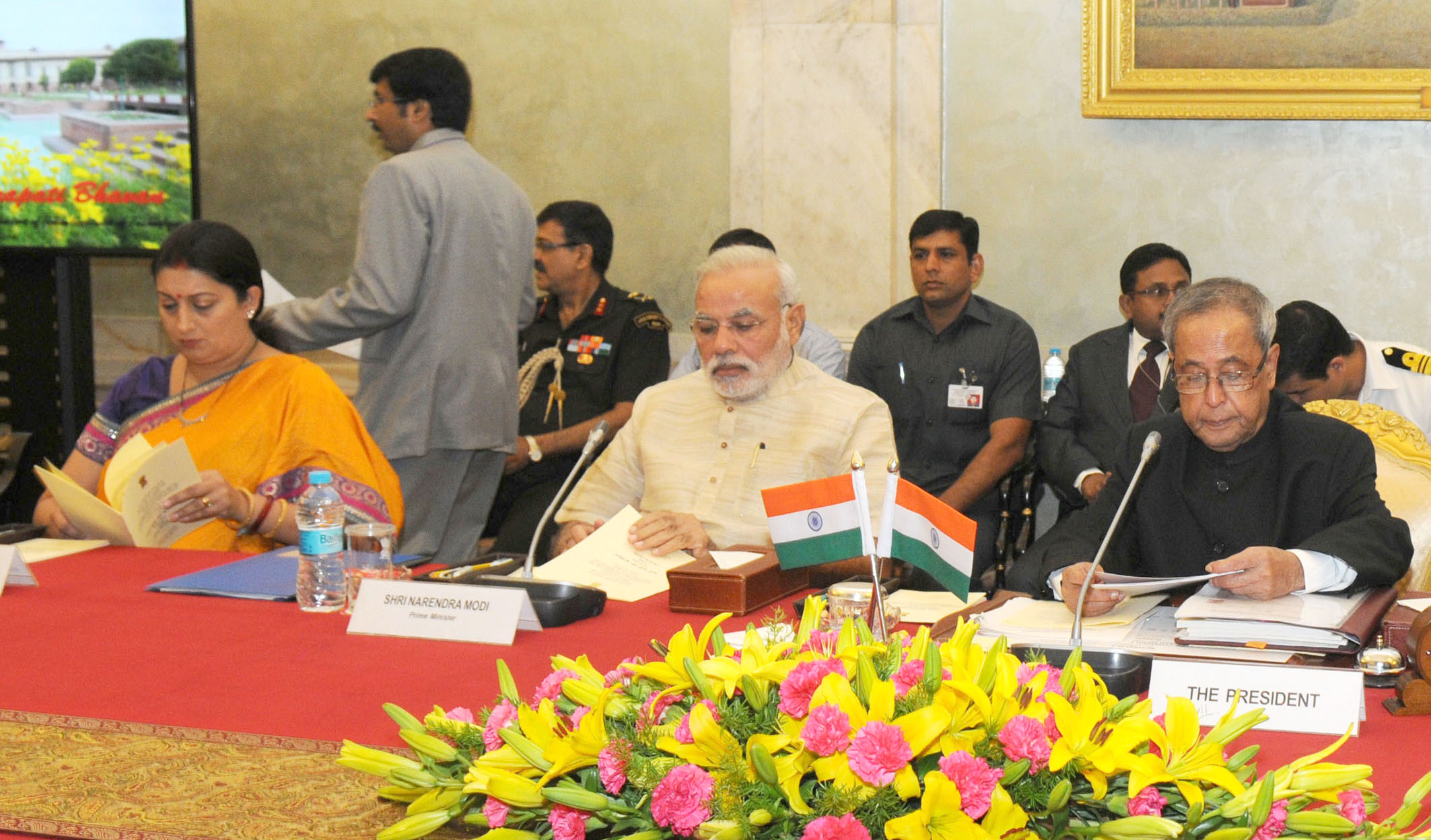 Pranab Mukherjee attending the Conference of Chairmen of Boards of Governors