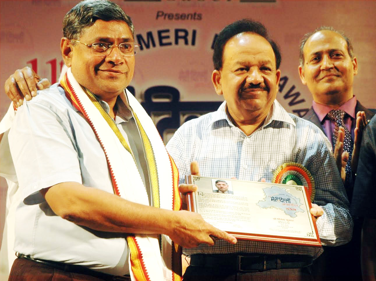 Dinesh Kumar,Engineer-in-Chief,PWD,Delhi, Awarded for Excellent work in PWD