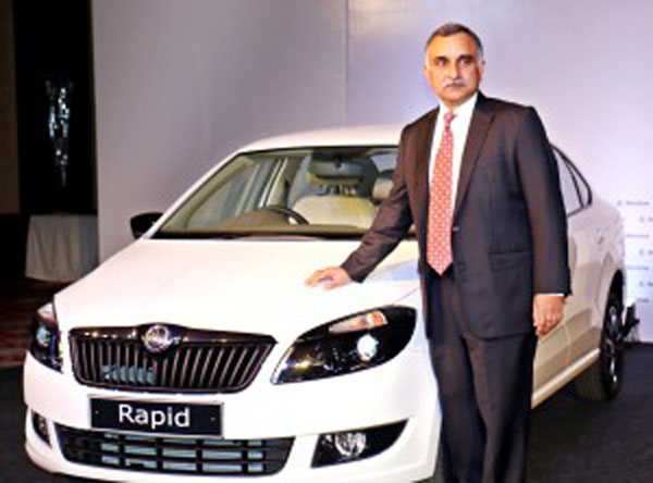 Skoda India launches Skoda Rapid.