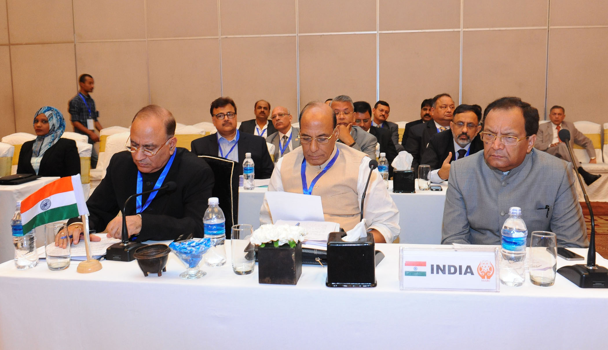 Shri Rajnath Singh at the sixth meeting of SAARC Ministers of Interior/Home, in Kathmandu