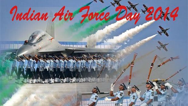 Greetings on 82nd Indian Air Force Day 8th Oct 2014