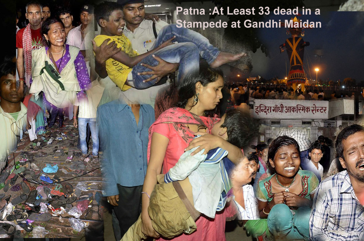 Rajnath Singh condoles the loss of lives in Patna stampede