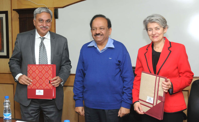 LoI between ESSO-MoES and UNESCO for Reducing Disaster Risks and Capacity building in Earth Sciences