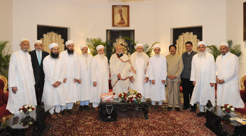 Syedna Mufaddal Saifuddin calling on the PM, Narendra Modi