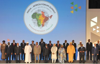 The Prime Minister, Shri Narendra Modi and the Leaders of African nations in the Family Photograph, at the inaugural ceremony of the 3rd India Africa Forum Summit 2015, in New Delhi on October 29, 2015.