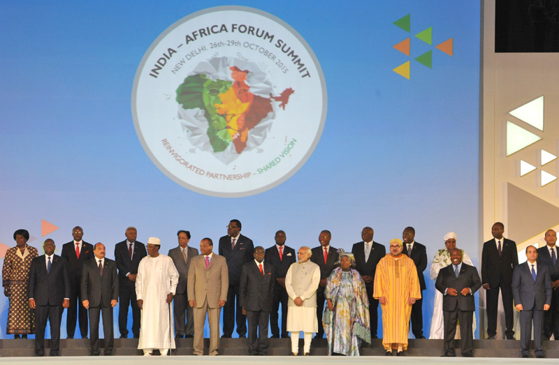 Inaugural ceremony of the 3rd India Africa Forum Summit 2015