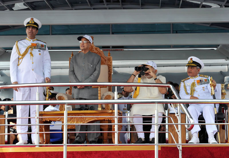 PRESIDENT PRANAB MUKHERJEE AT INTERNATIONAL FLEET REVIEW 2016